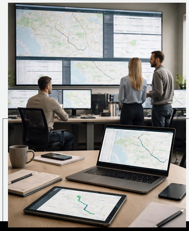 Трекинг грузов и Fleet Management, мониторинг автопарка в Реутове