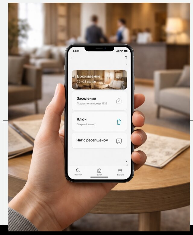 Мобильное приложение для гостей отеля в Реутове, управление сервисом